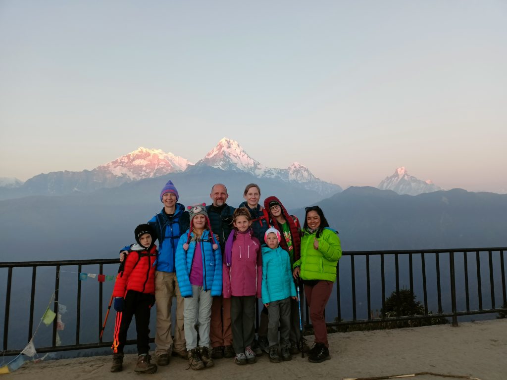 Bunu Tamang guiding Annapurna Base Camp Trek
