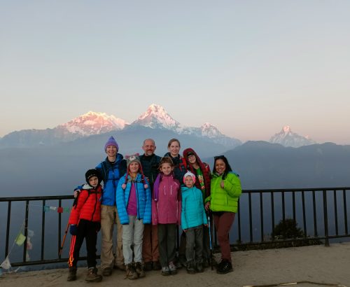 Bunu Tamang guiding Annapurna Base Camp Trek