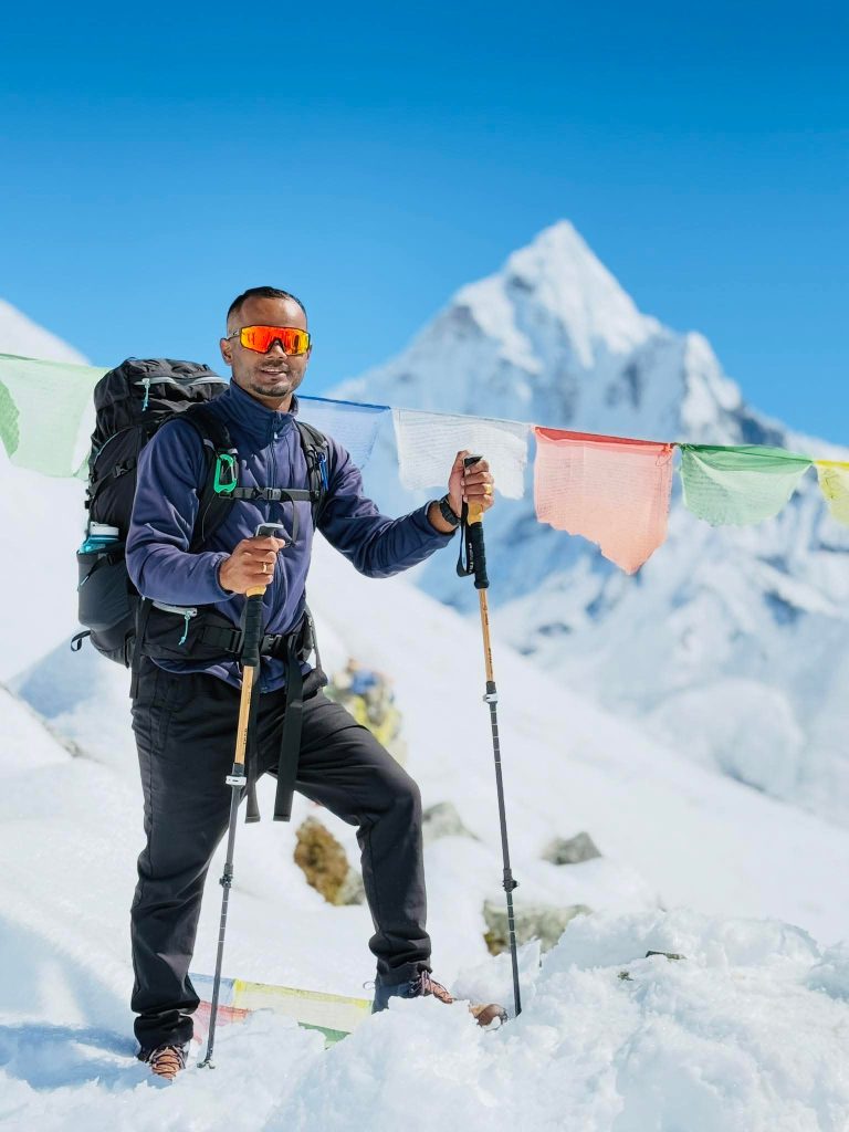 Ajit at Thukla Pass Memorial