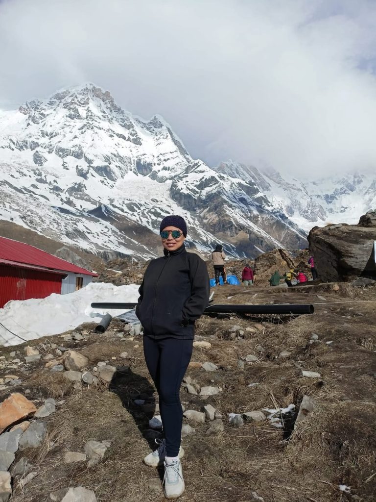 Bunu Tamang during Annapurna Base Camp Trek