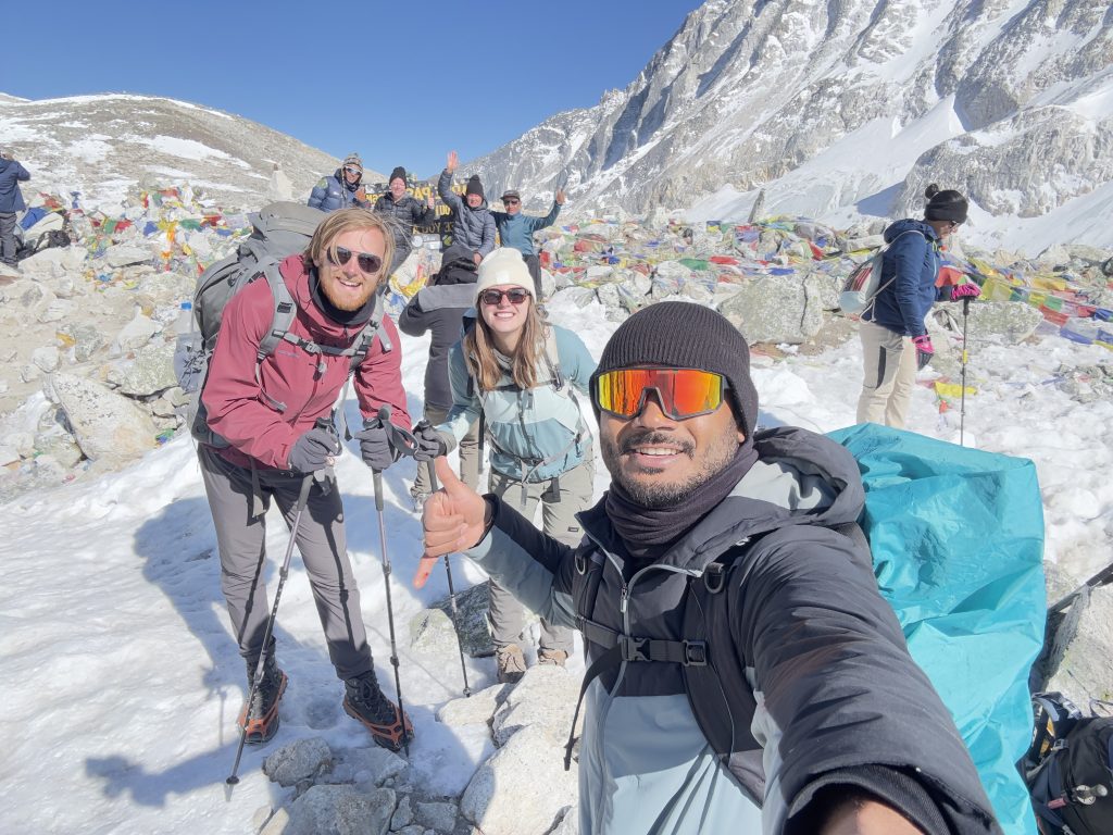 Lead Guide Ajit with his trekkers