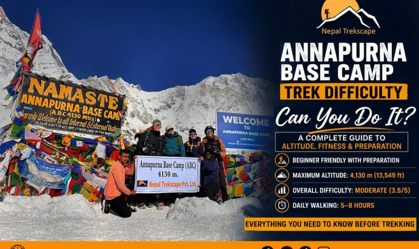 Annapurna Base Camp Trek Difficulty: Ultimate Guide for 2026